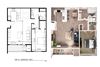 1 Bedroom Floor Plan A1 - Zera